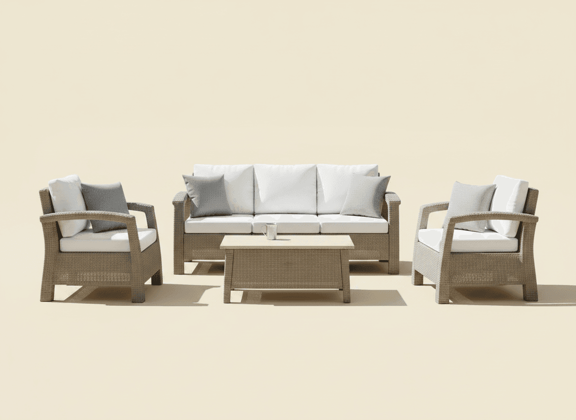Patio Sofa in a real setting